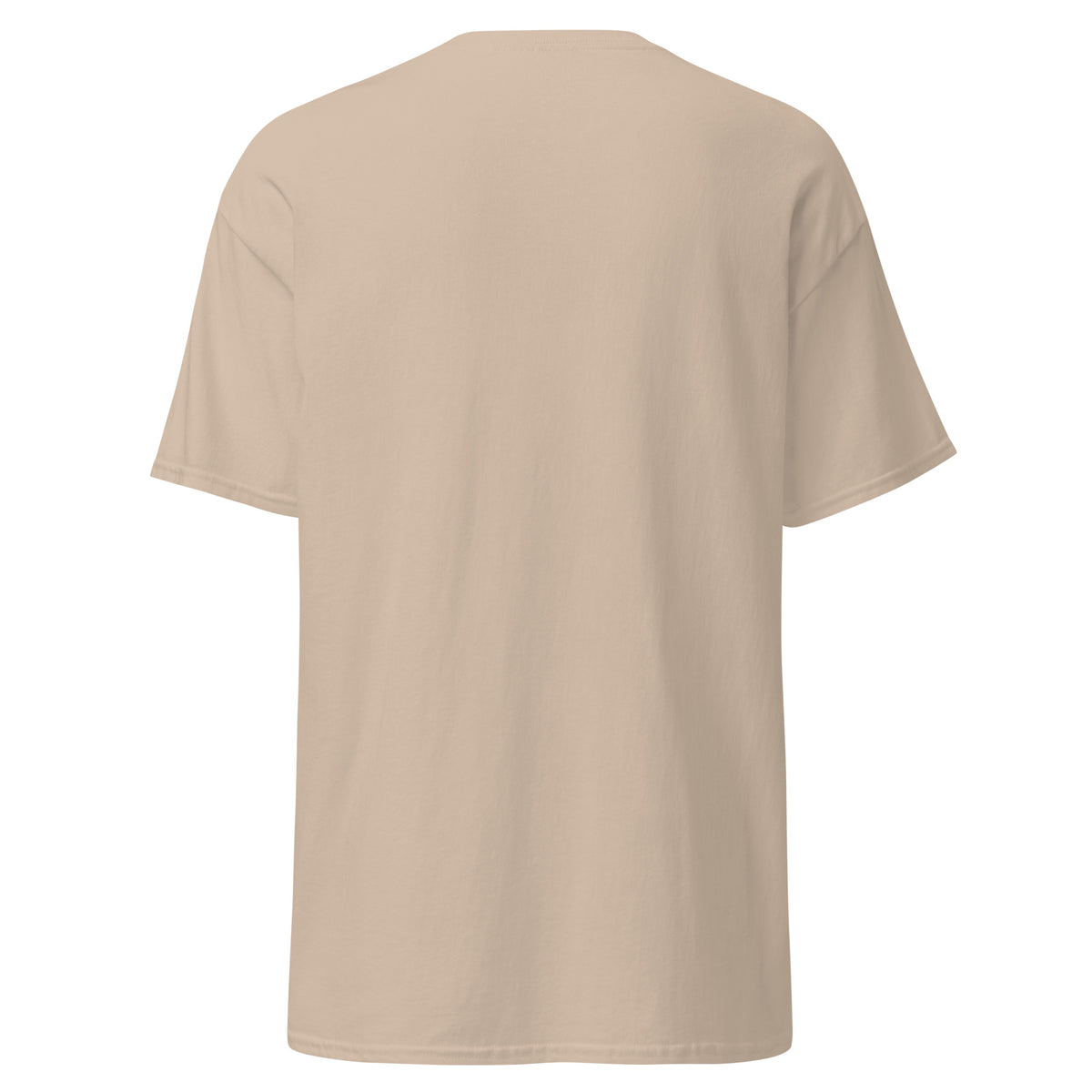 Mellow Moonfish Christmas Lime Cow T-shirt in Sand — product mockup