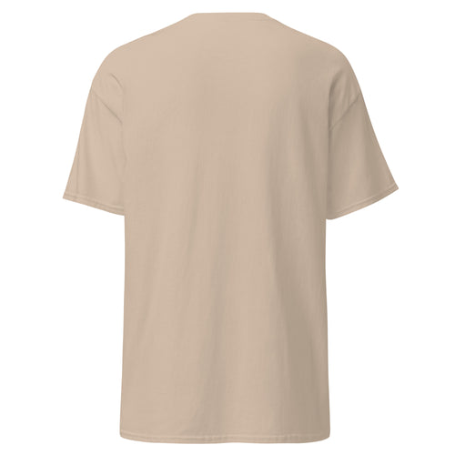 Mellow Moonfish Christmas Lime Cow T-shirt in Sand — product mockup