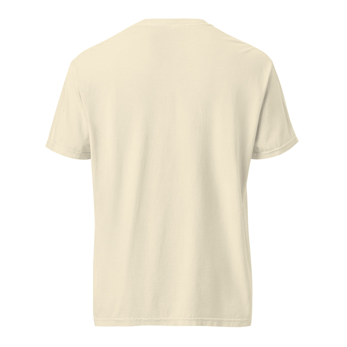 Mellow Moonfish Lime Cow graphic T-shirt in Ivory — product mockup